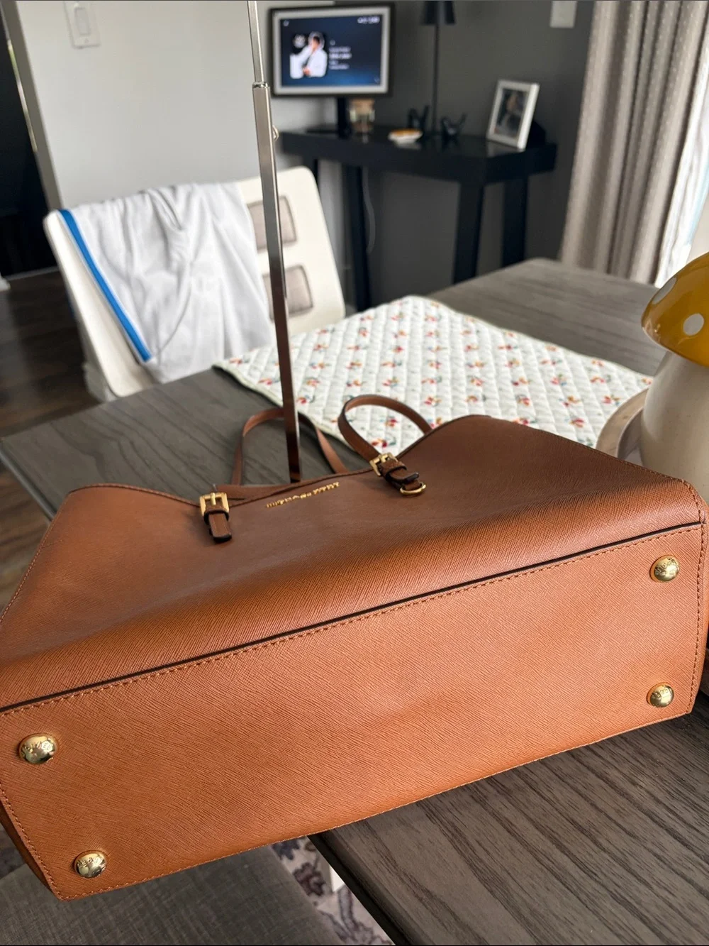 Michael Kors Tan Saffiano Leather Tote